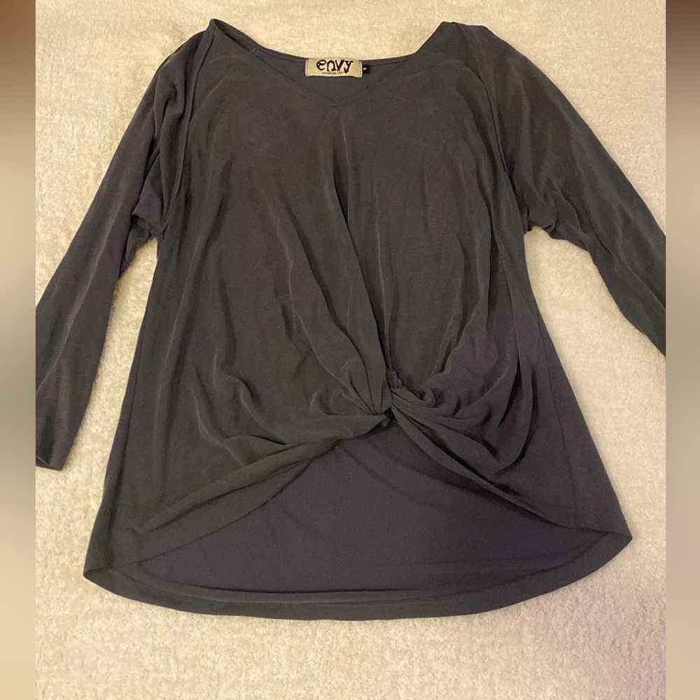 Gray blouse